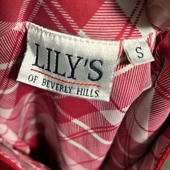Lily’s of Beverly Hills - Red Jacket - Plaid Accent - S - Picture 5 of 5